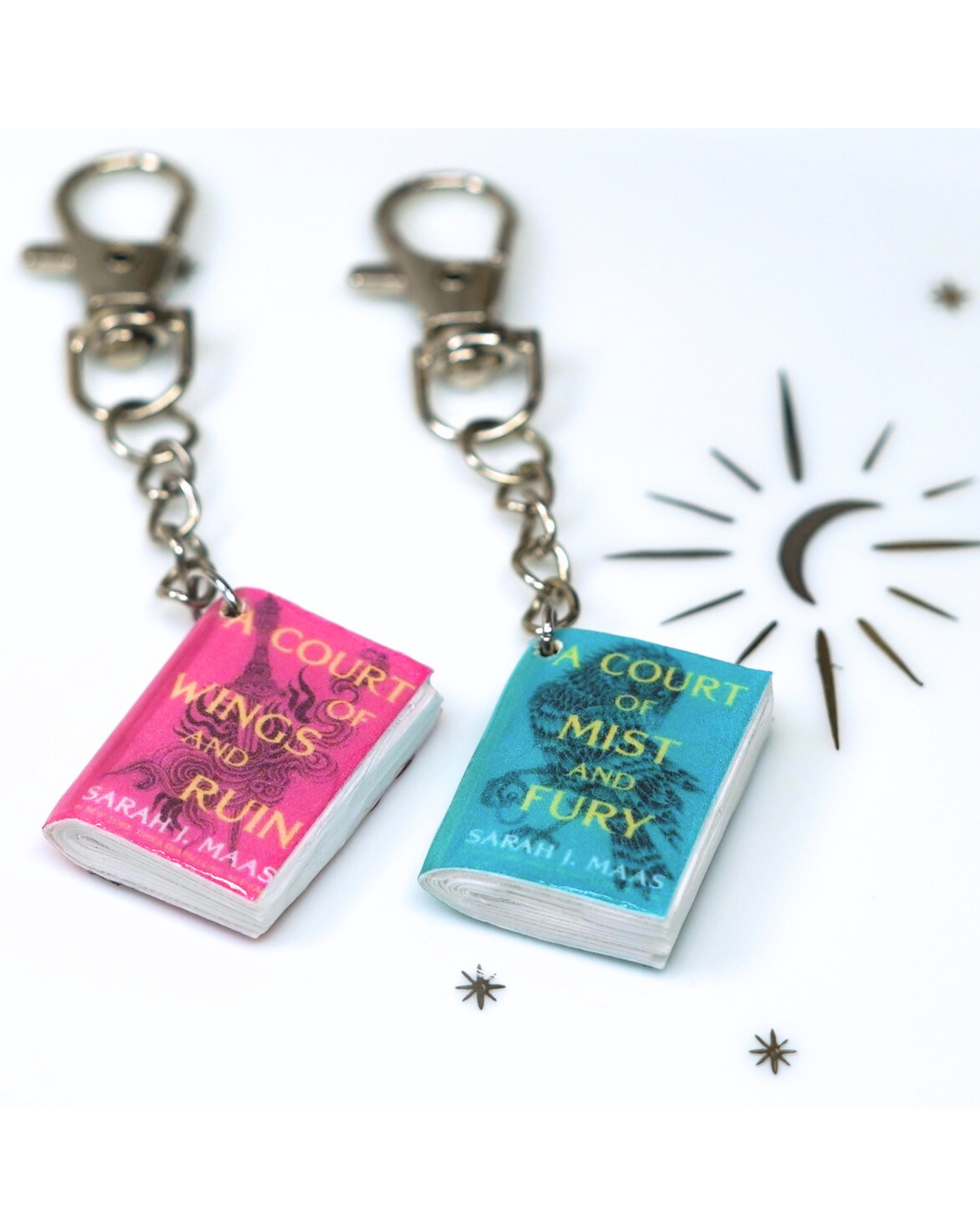 Custom Miniature Book Cover Keychain - Pick Your Own Cover