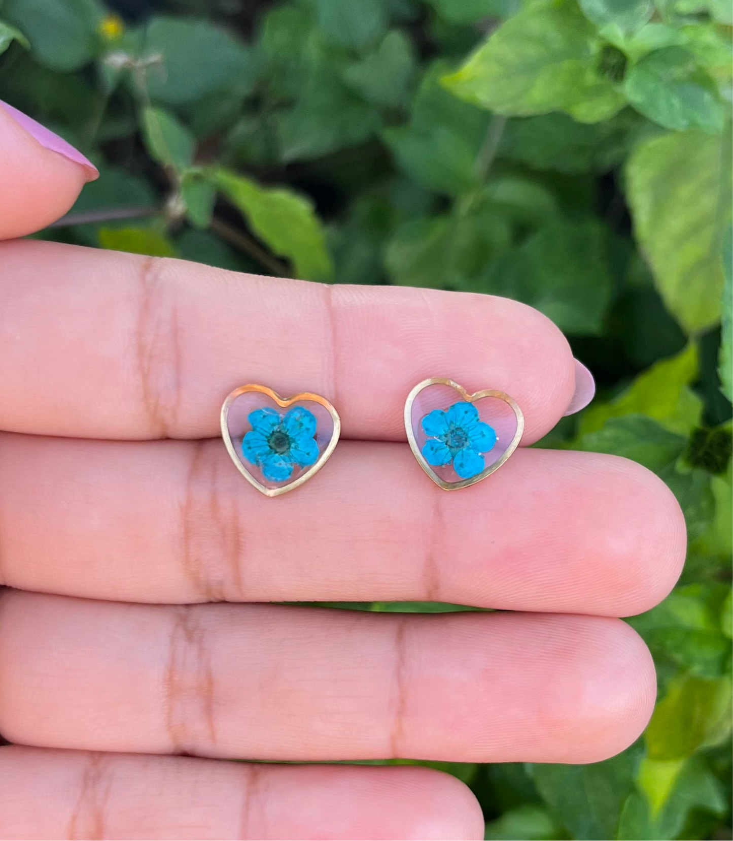'Sweet Heart' Flower Studs - 10 Colors