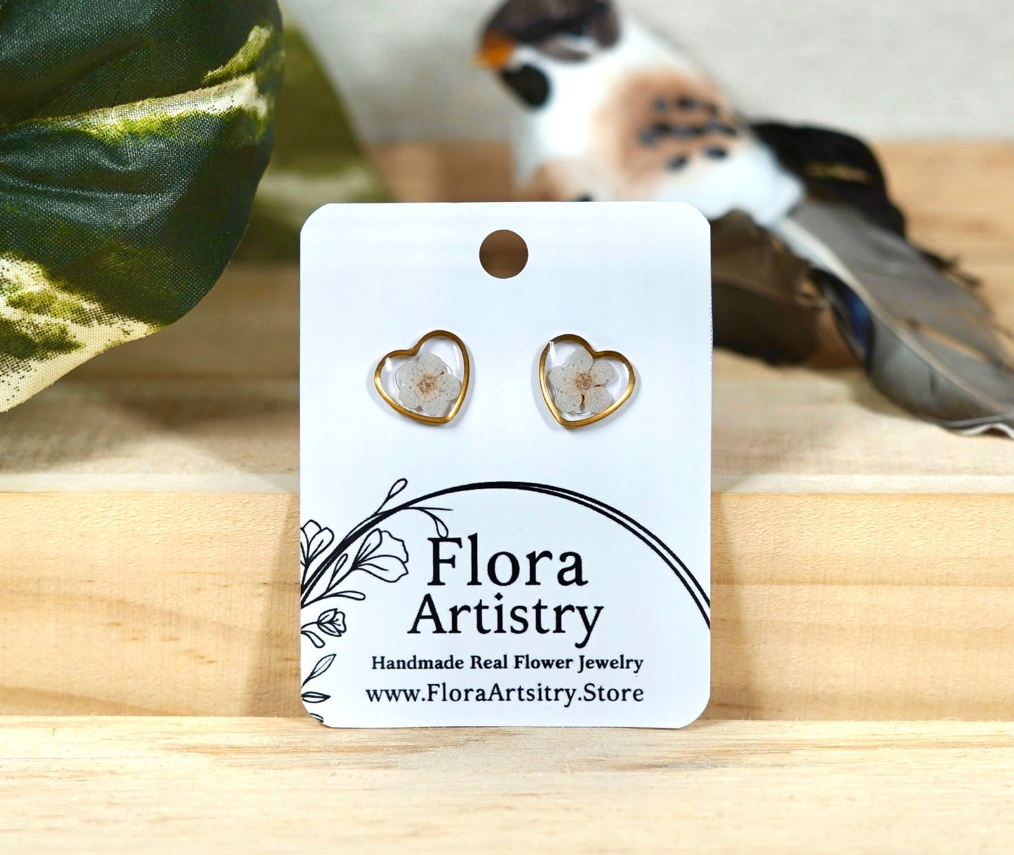 'Sweet Heart' Flower Studs - 10 Colors