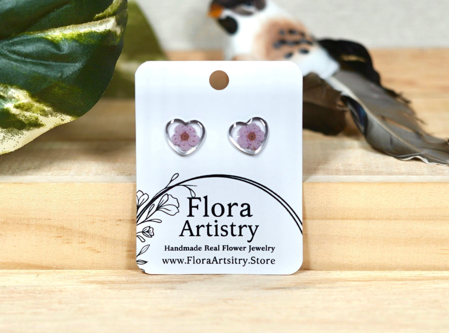 'Sweet Heart' Flower Studs - 10 Colors