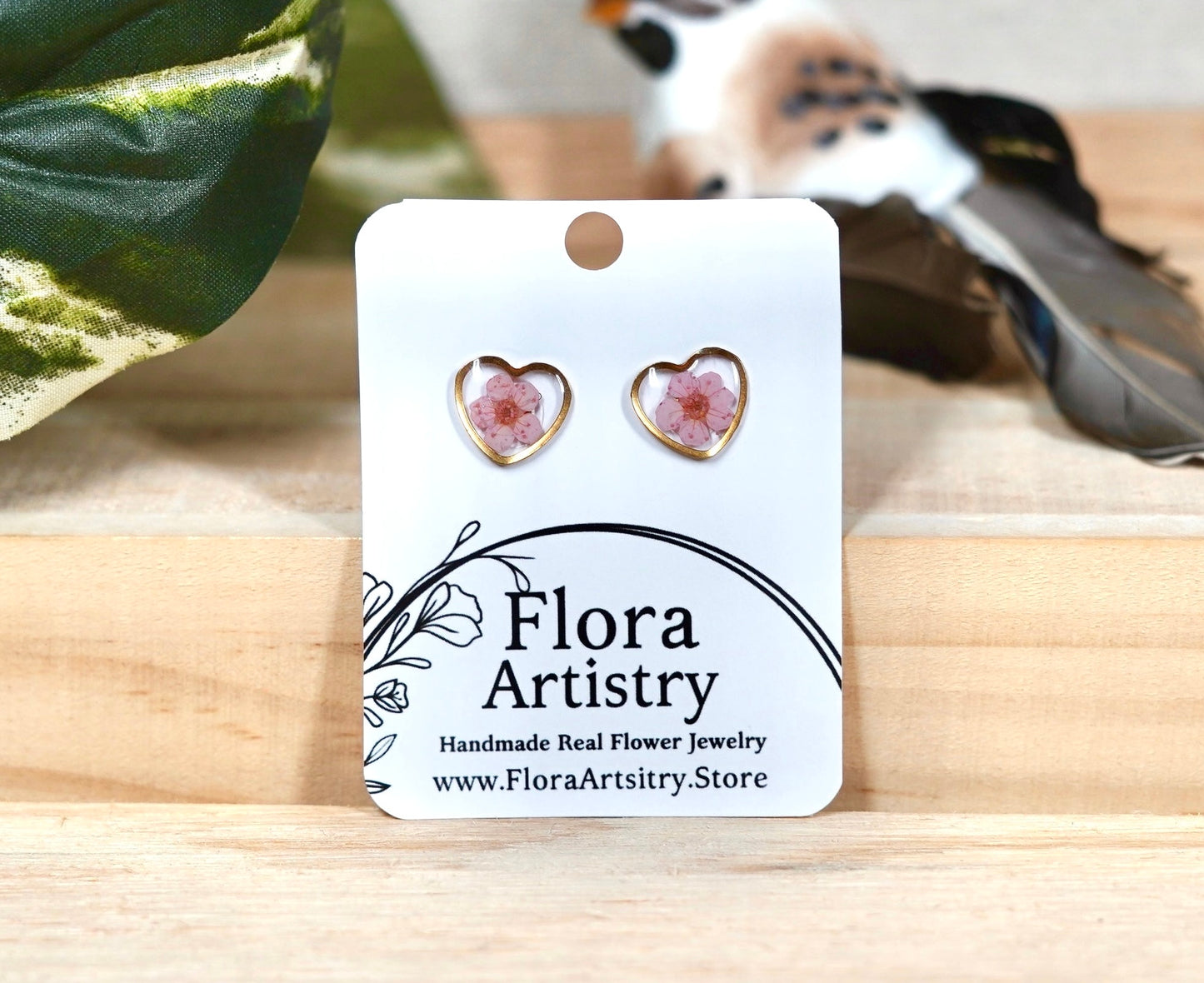 'Sweet Heart' Flower Studs - 10 Colors