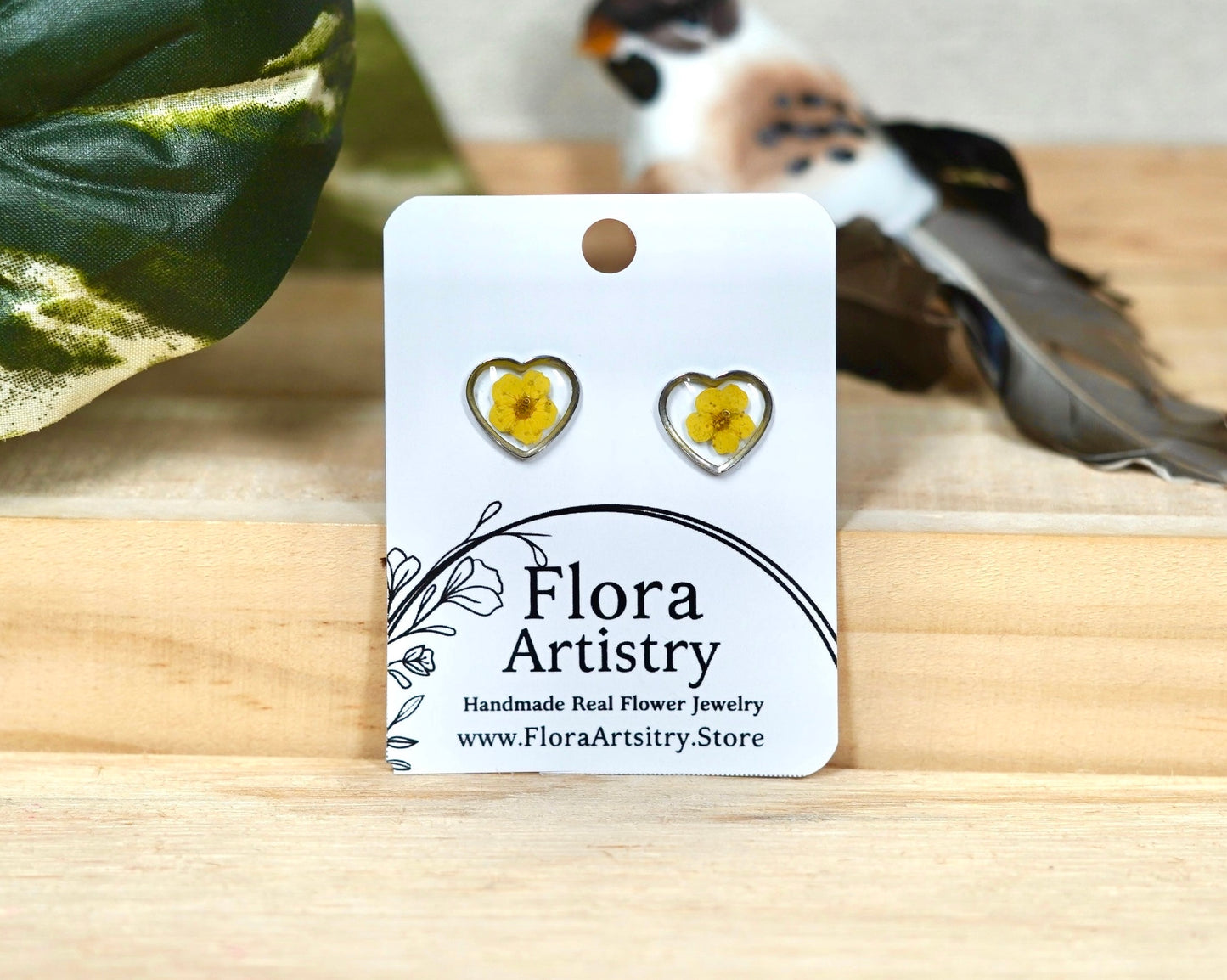 'Sweet Heart' Flower Studs - 10 Colors