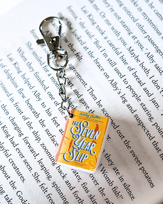 The Seven Year Slip miniature book keychain