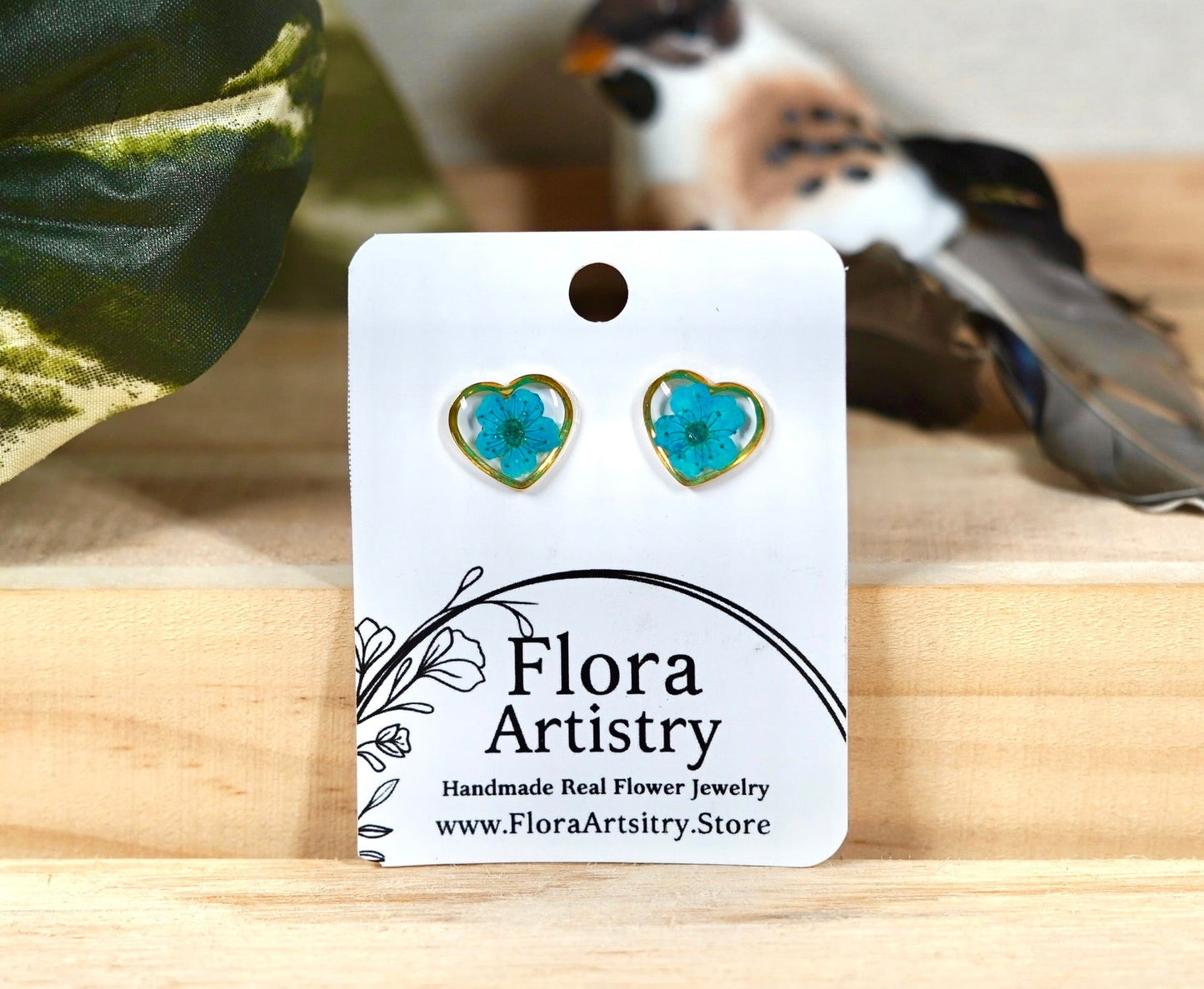 'Sweet Heart' Flower Studs - 10 Colors