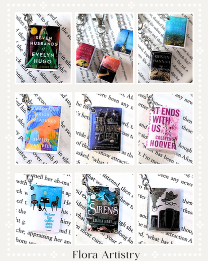Thriller, Mystery & Contemporary Drama Book Keychains