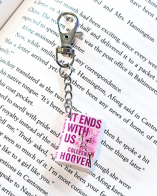 It Ends With Us miniature book keychain