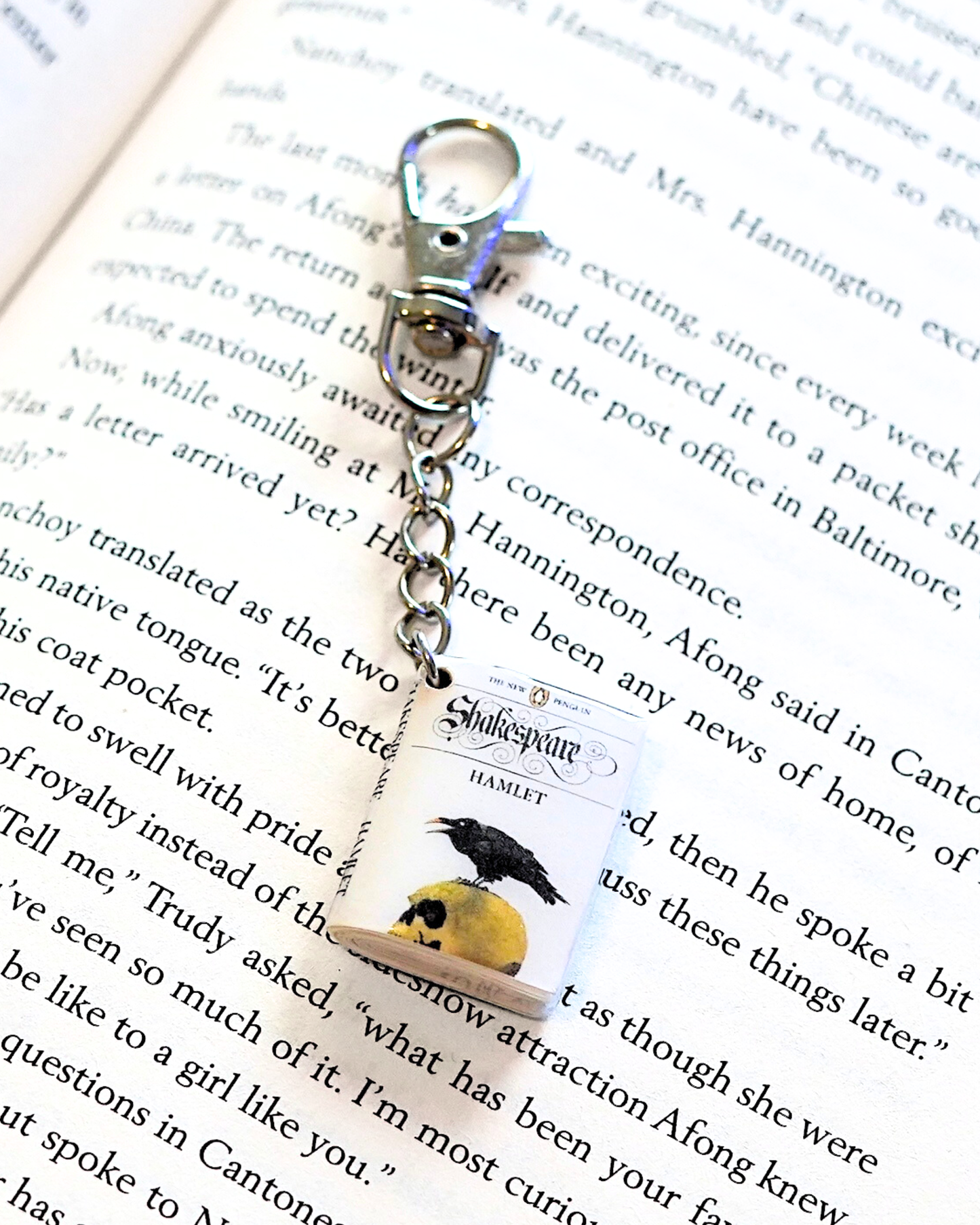 Classics & Literary Fiction Book Keychains