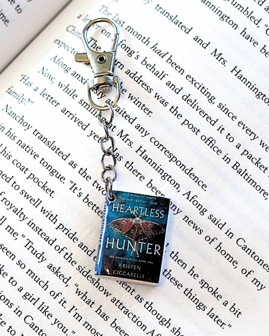 Heartless Hunter miniature book keychain