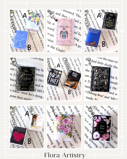 Classics & Literary Fiction Book Keychains
