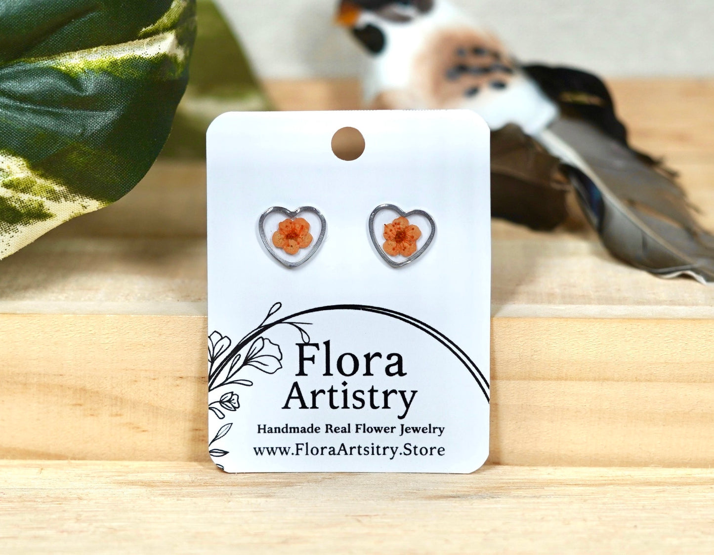'Sweet Heart' Flower Studs - 10 Colors