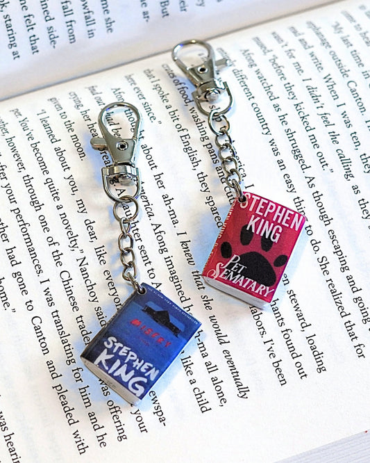Pet Sematary miniature book keychain