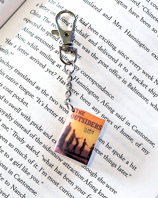 The Outsiders miniature book keychain