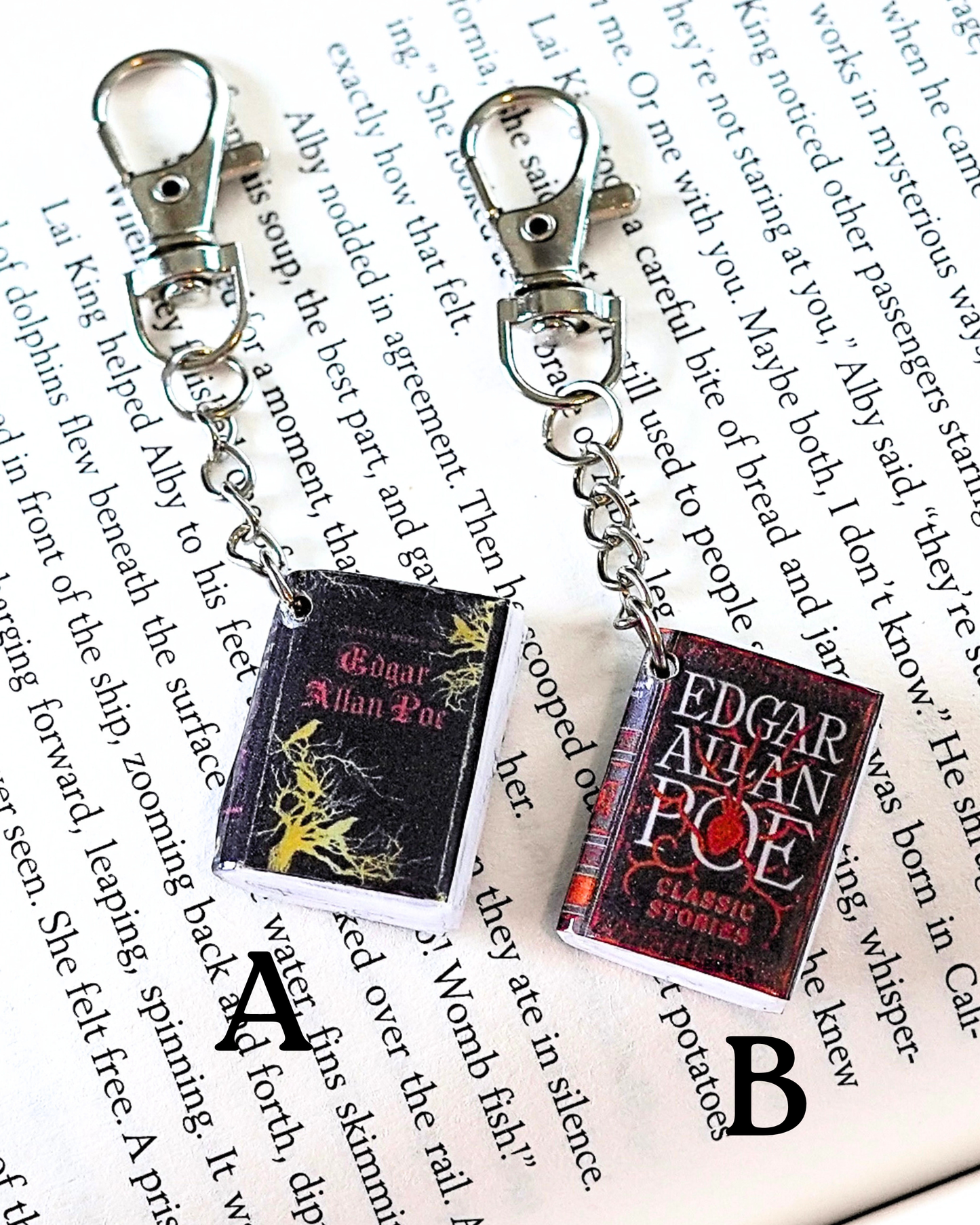 Classics & Literary Fiction Book Keychains