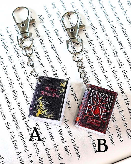 Classic Stories miniature book keychain