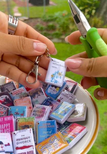 Custom Miniature Book Cover Keychain - Pick Your Own Cover