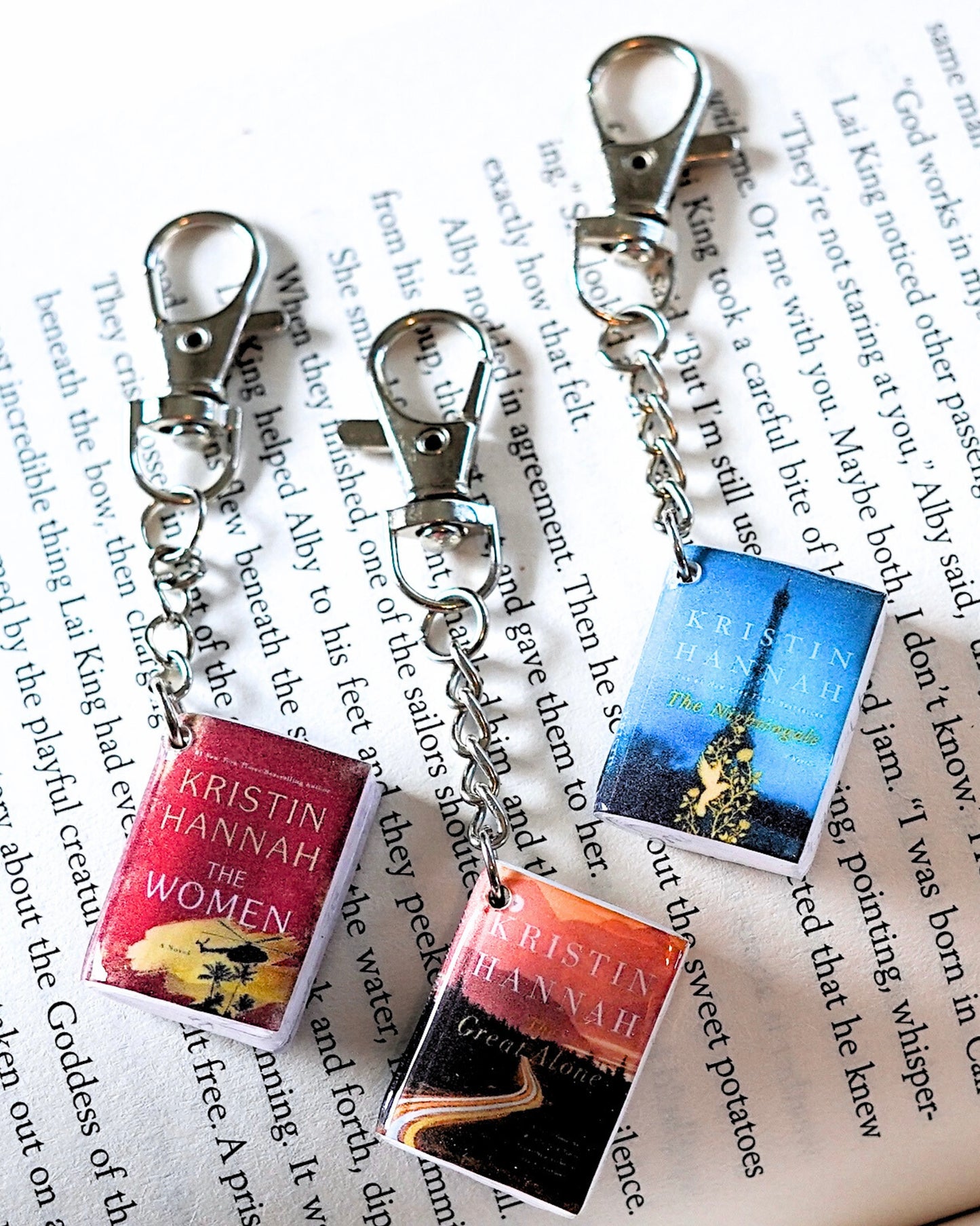 Thriller, Mystery & Contemporary Drama Book Keychains