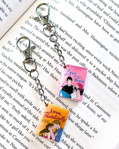 Contemporary Romance Book Keychains