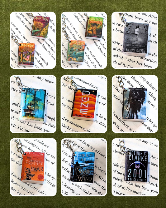 YA Fantasy & Sci-Fi Book Keychains