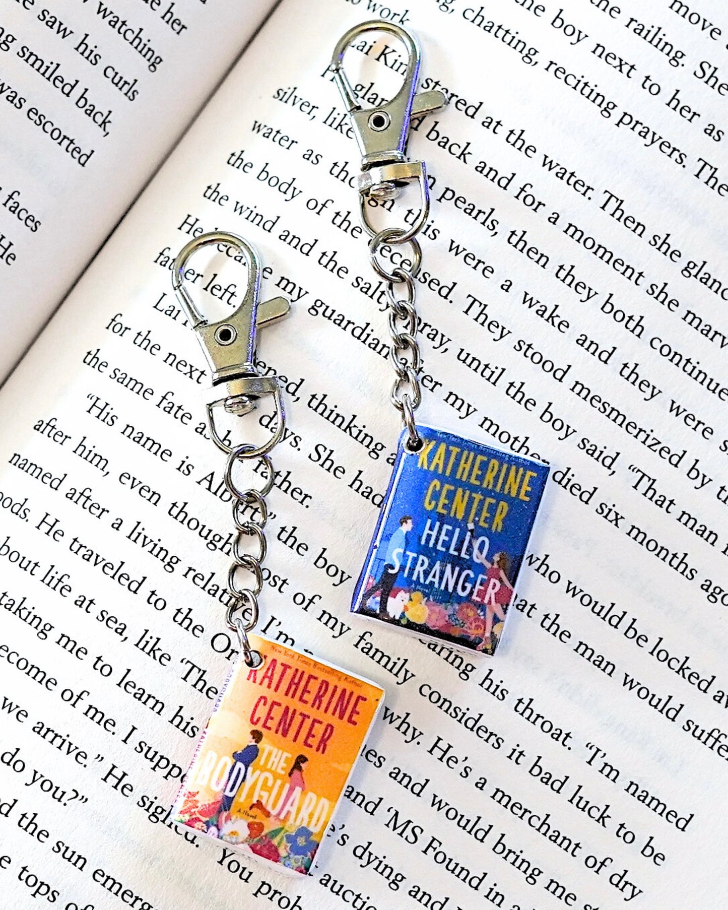 Contemporary Romance Book Keychains