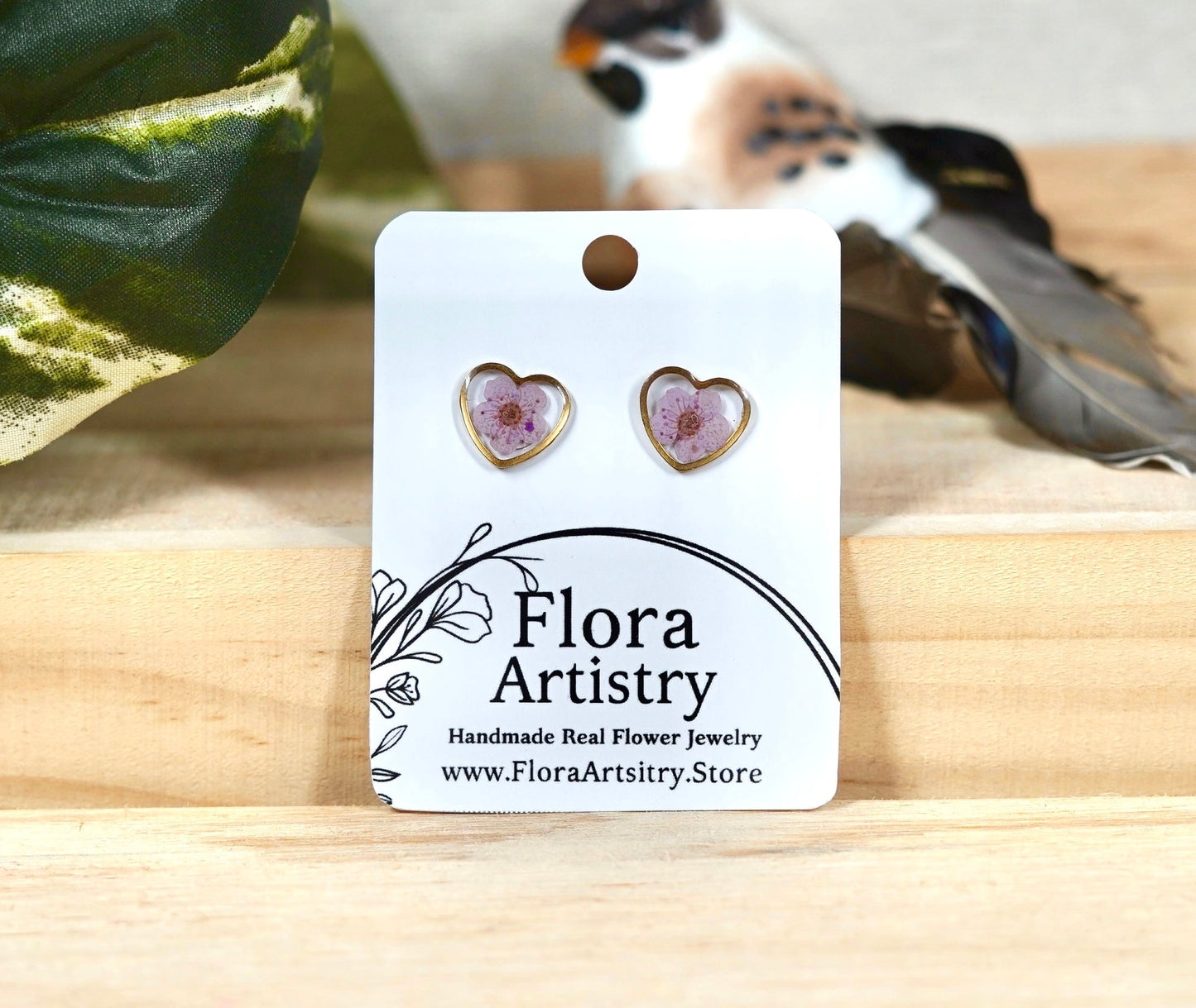 'Sweet Heart' Flower Studs - 10 Colors