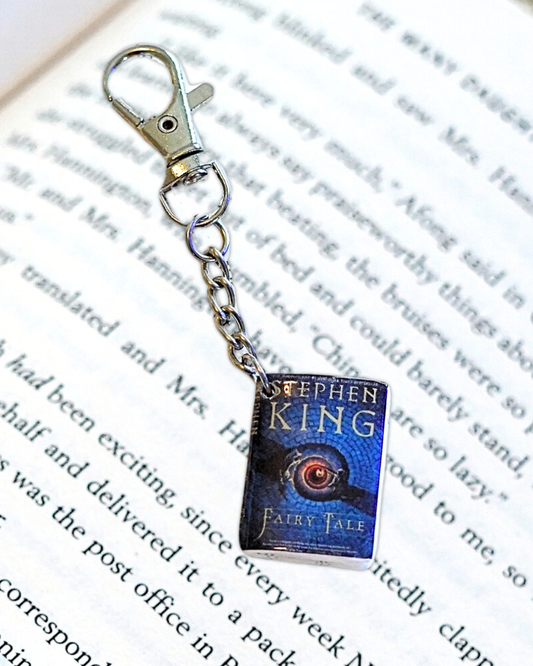 Fairy Tale miniature book keychain