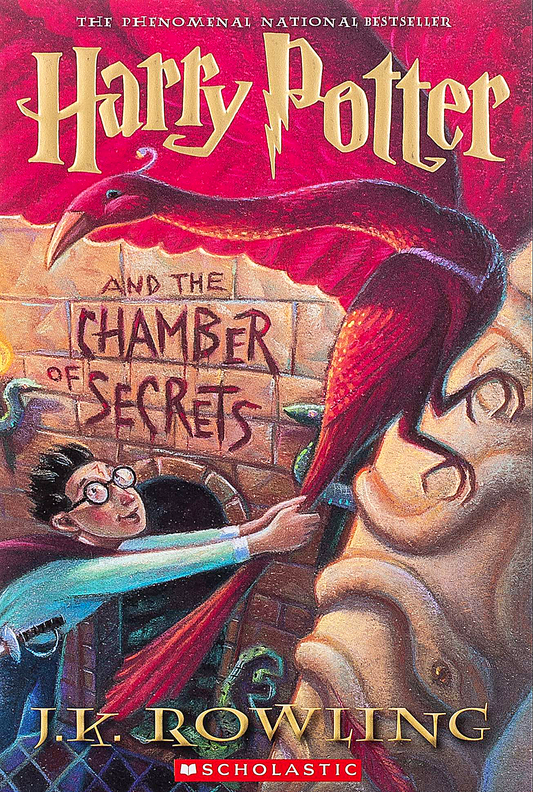 Harry Potter Chamber of Secrets book cover