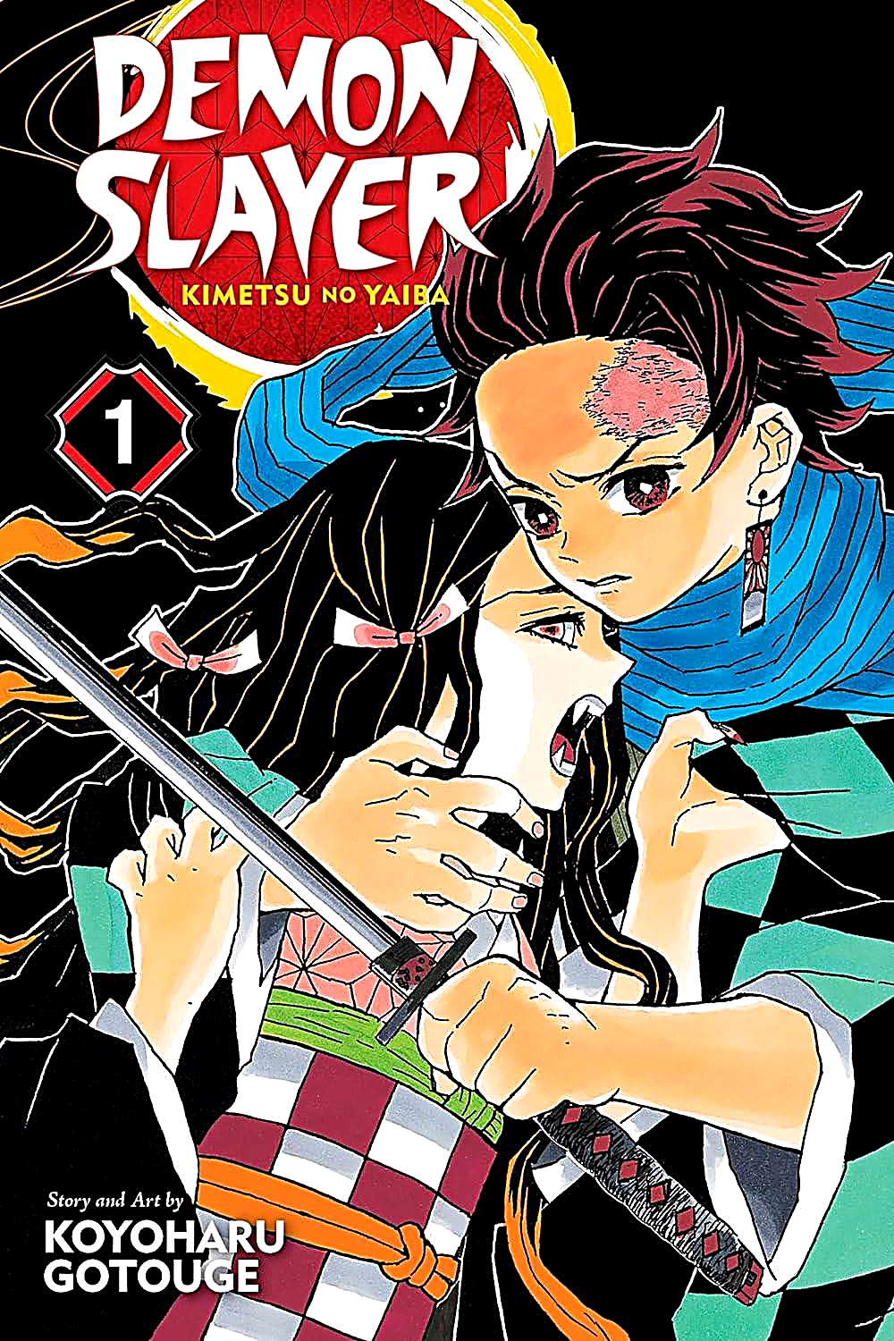Demon Slayer volume 1 book cover