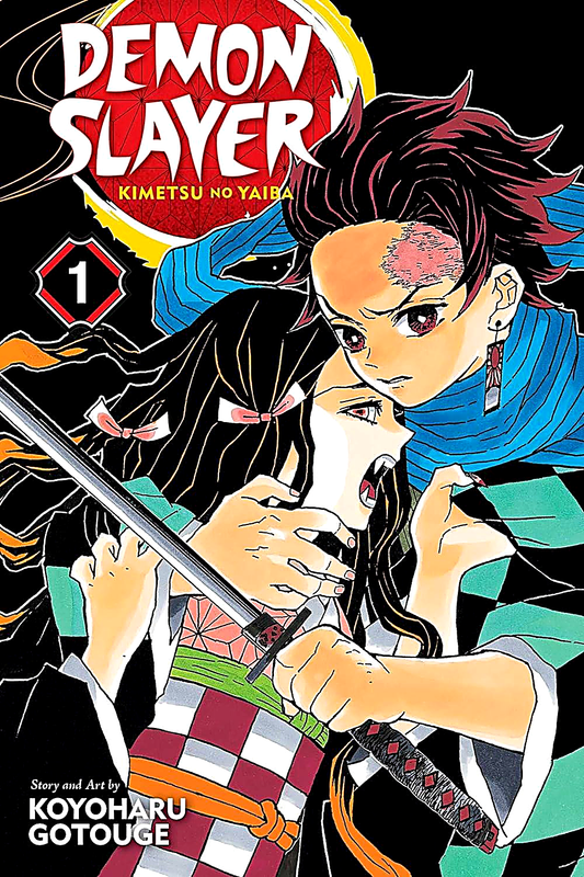 Demon Slayer volume 1 book cover
