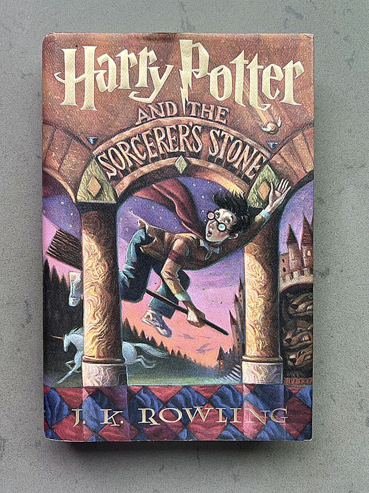 Harry Potter Sorcerer's Stone book cover