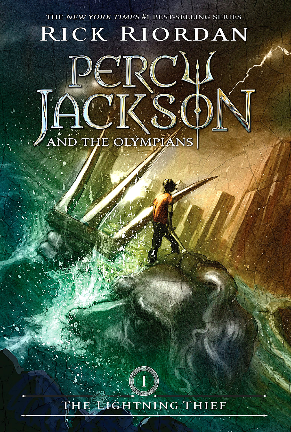 Percy Jackson The Lightning Thief book cover
