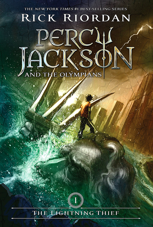 Percy Jackson The Lightning Thief book cover
