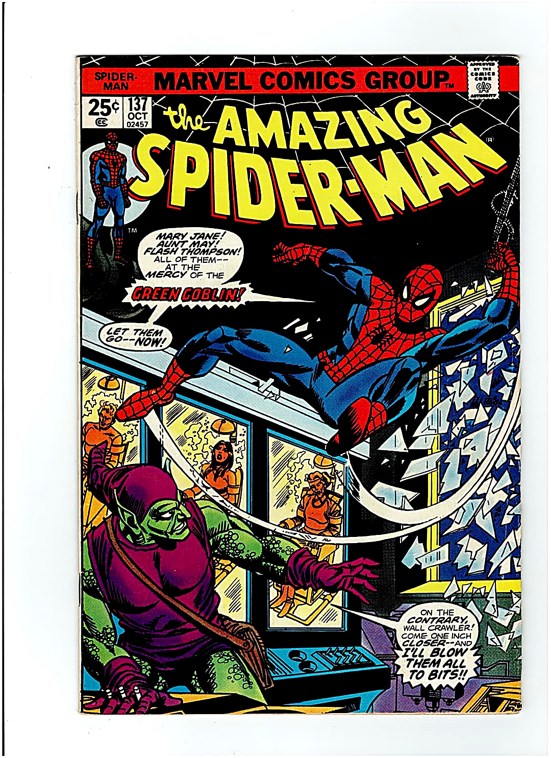 Amazing Spider-Man 137 comic cover