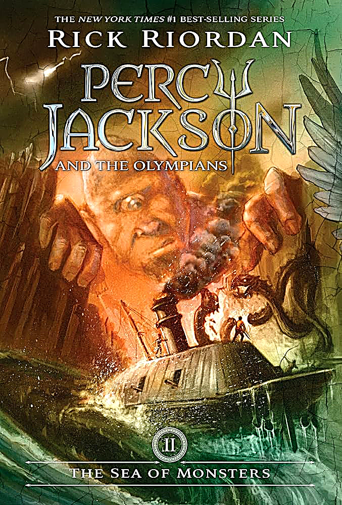 Percy Jackson The Sea of Monsters book cover